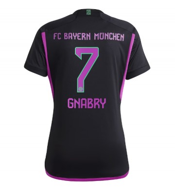 Bayern Munich Serge Gnabry #7 Segunda Equipación Mujer 2023-24 Manga Corta